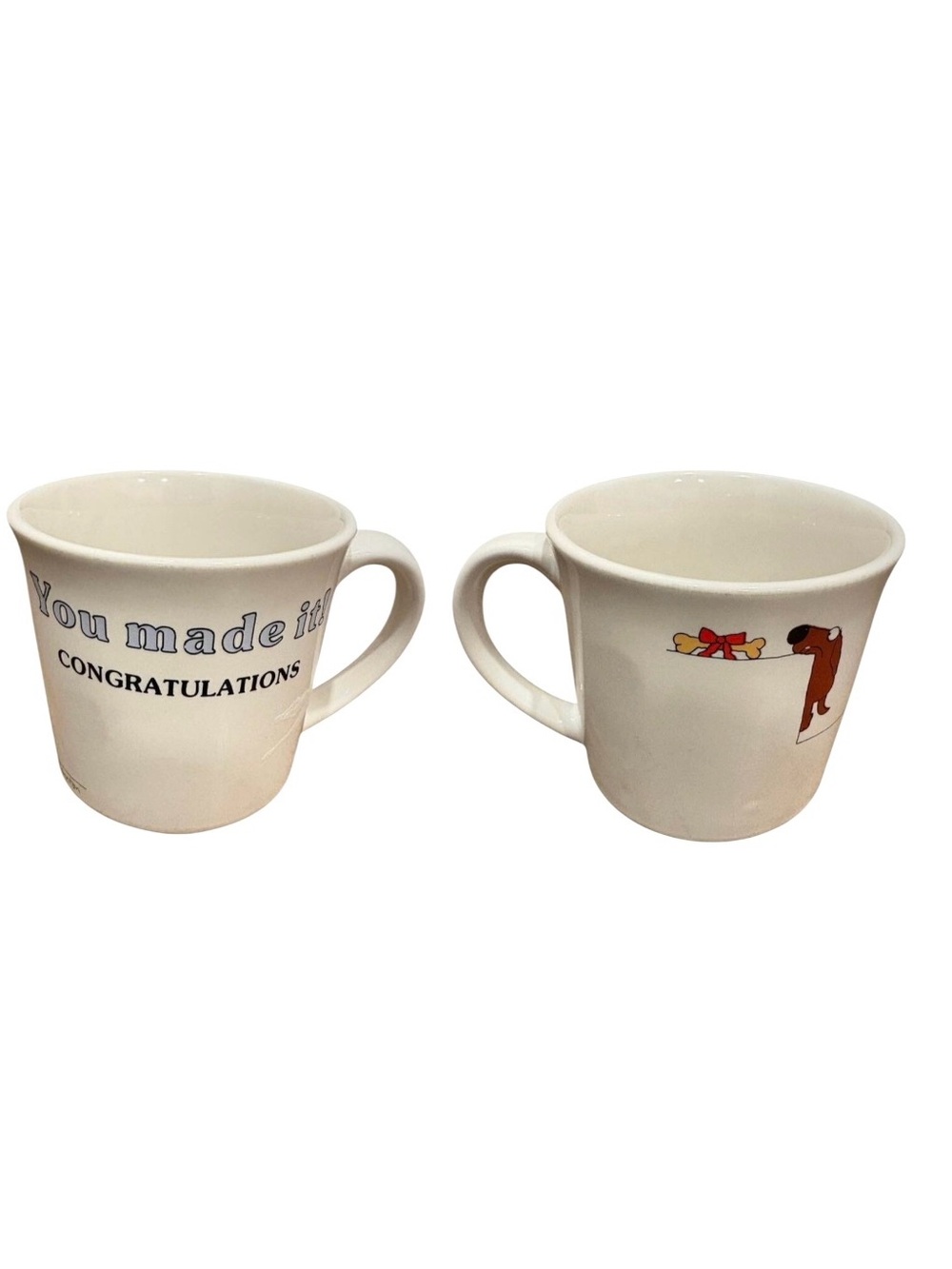 Sandra Boynton Congratulations Mug YOU MADE IT Graduation New Job VTG 1980s